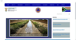 Desktop Screenshot of ndmc.gov.za